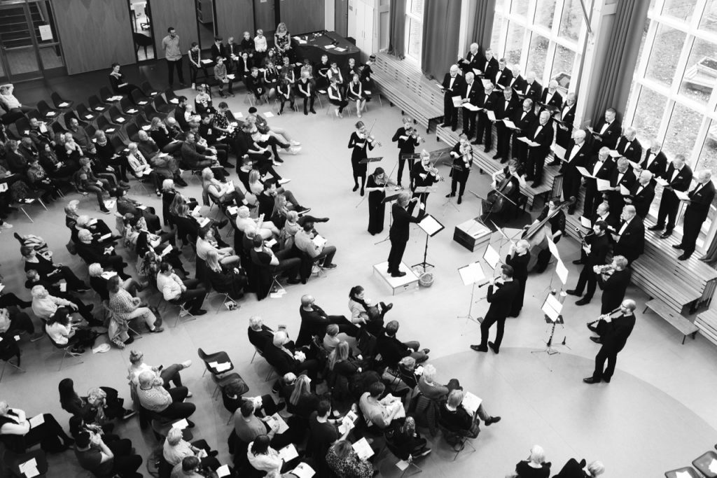 Den Danske Sinfonietta, koncert på Kirkebjerg Skole